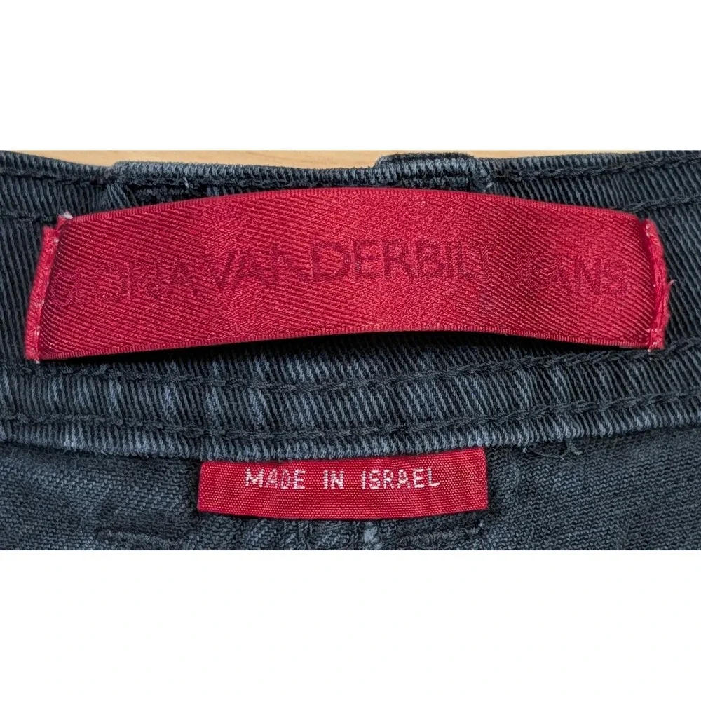 Gloria Vanderbilt Amanda Classic Tapered Jeans Black Womens 14 Short‎ Stretch